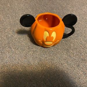 Ceramic Disney Mickey Mouse Pumpkin Halloween Mug